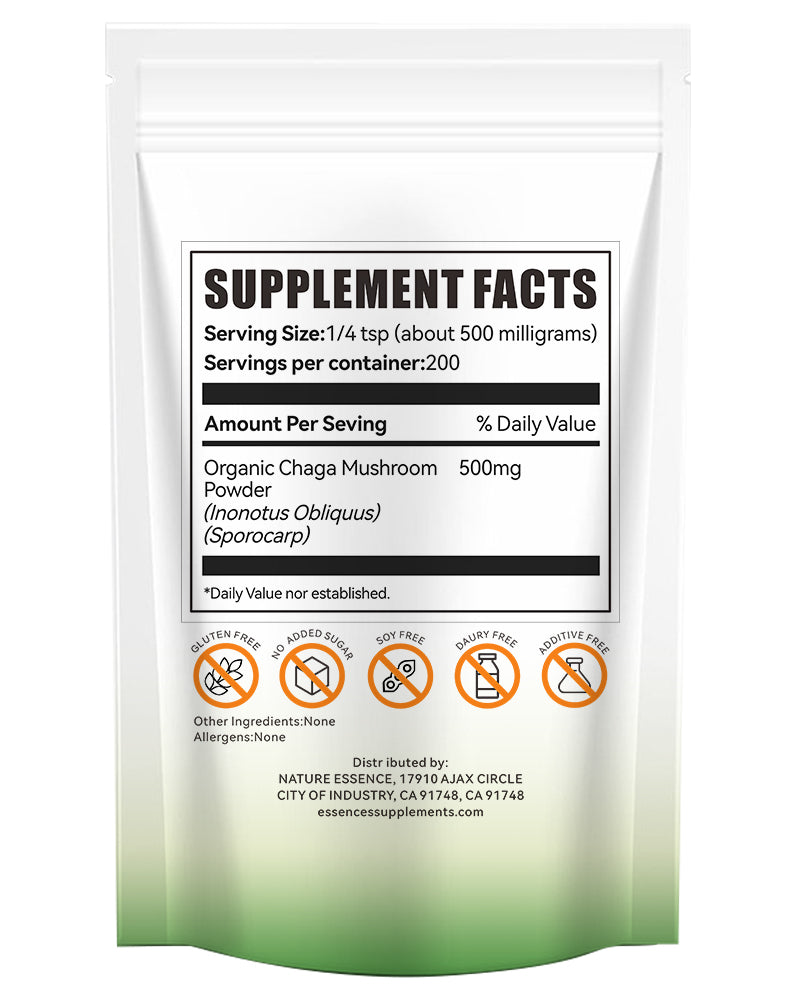 Organic Chaga Mushroom Powder