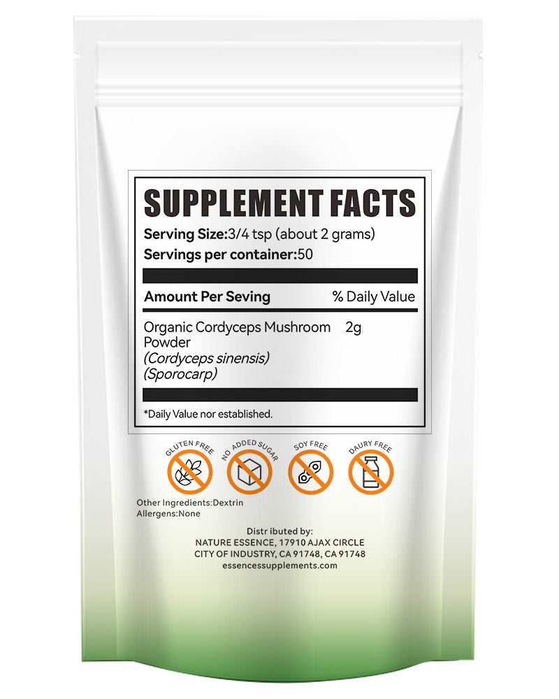 Organic Cordyceps Mushroom Powder