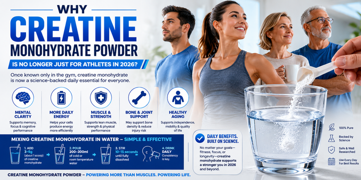 Why Creatine Monohydrate Powder Is No Longer Just for Athletes in 2026