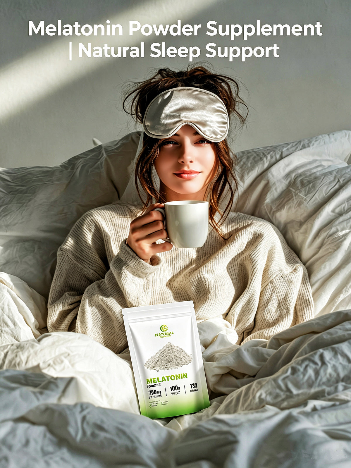 Pure Melatonin Powder – Better Sleep & Relaxation Support