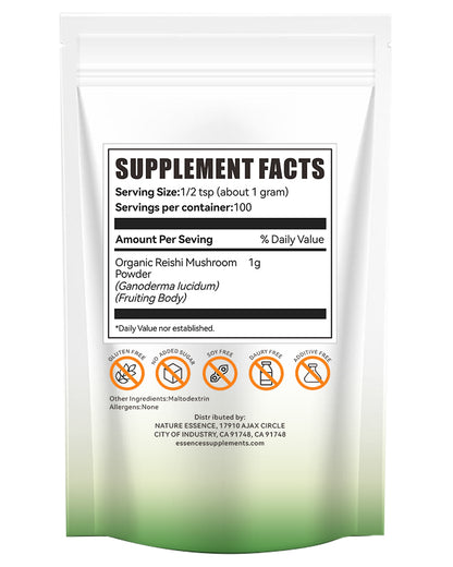 Organic Reishi Mushroom Powder