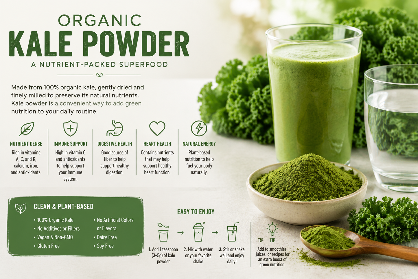 Organic Kale Powder